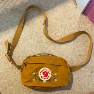 Fjallraven kanken hip bags embroidery handmade